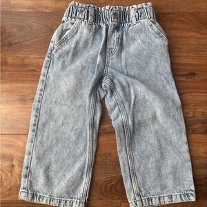 H&M Gray Wide-Leg Jeans